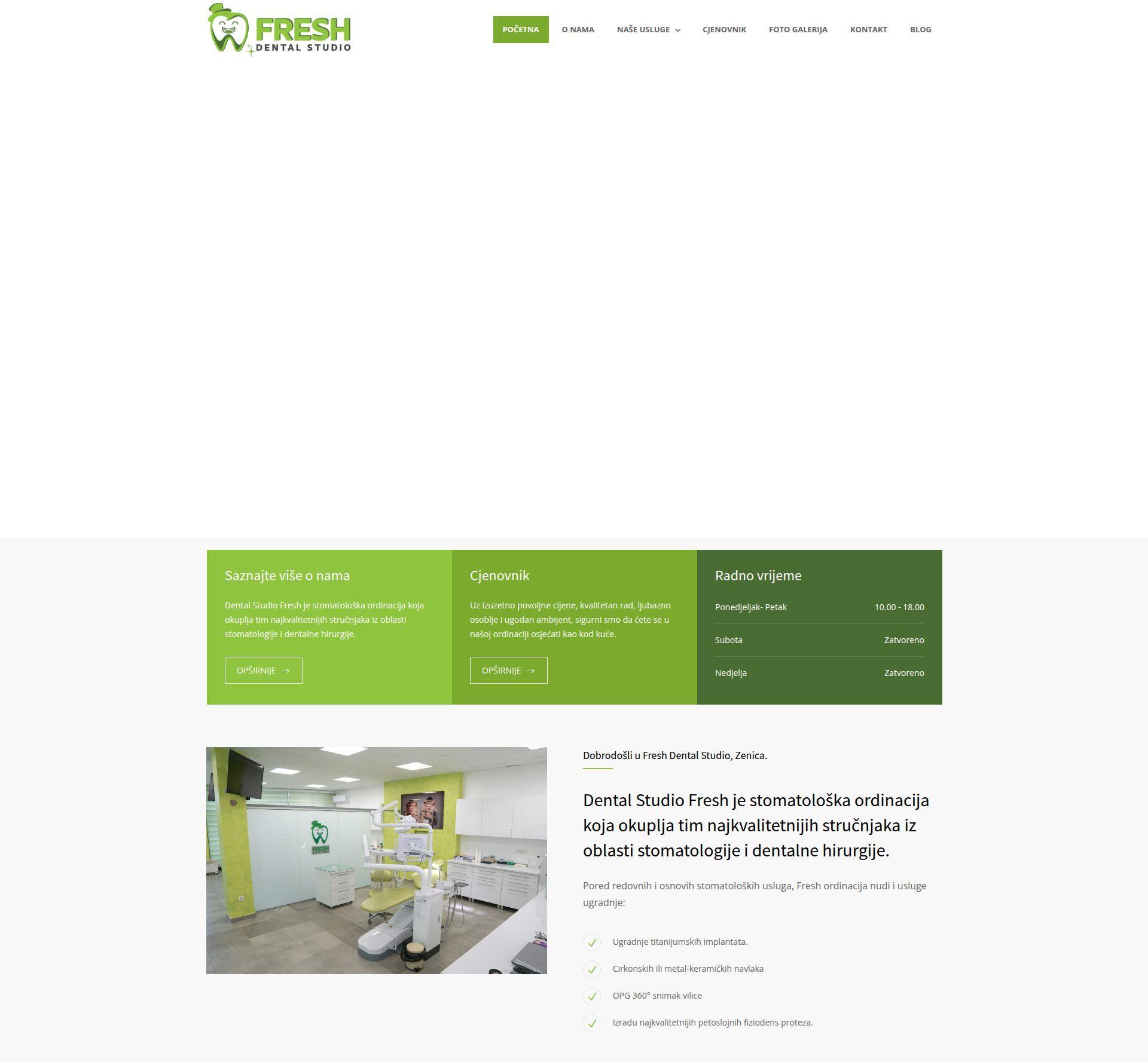 Stomatološka ordinacija – Dental Fresh Zenica